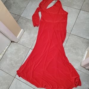 Venus brand XL red maxi dress. One Shoulder. Stretchy.
